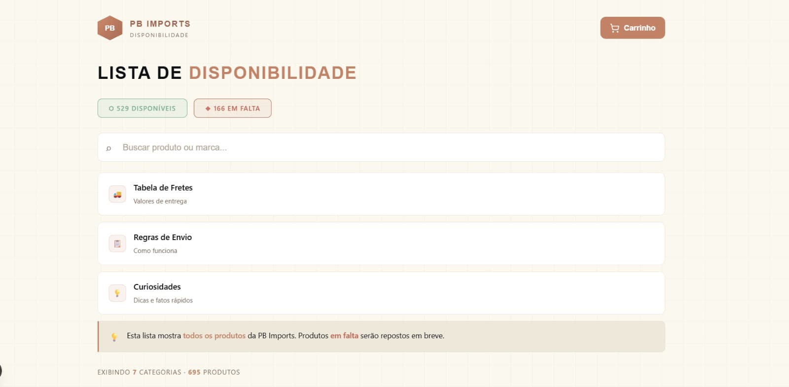 PB Imports - imagem 1